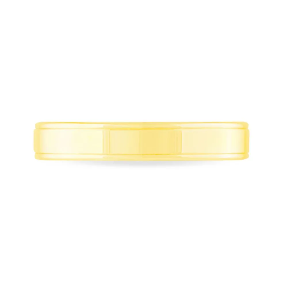 Alliance Beatrice Ruban Plat Or Jaune