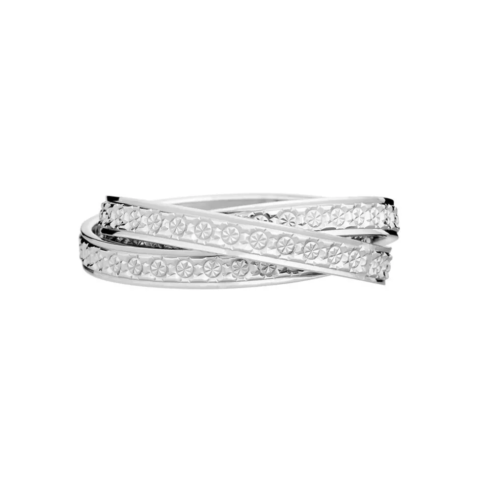 Alliance Bertina Demi Jonc Classique Or Blanc