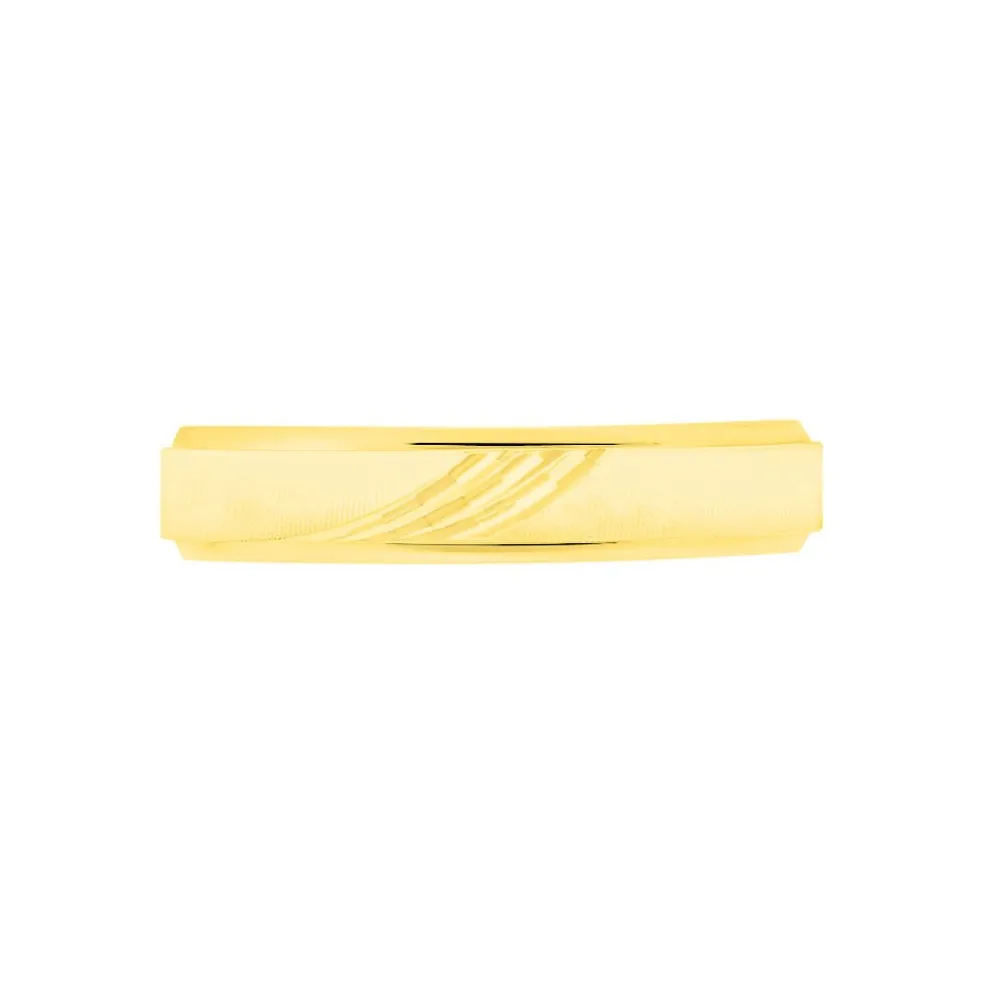 Alliance Ciham Ruban Plat Or Jaune