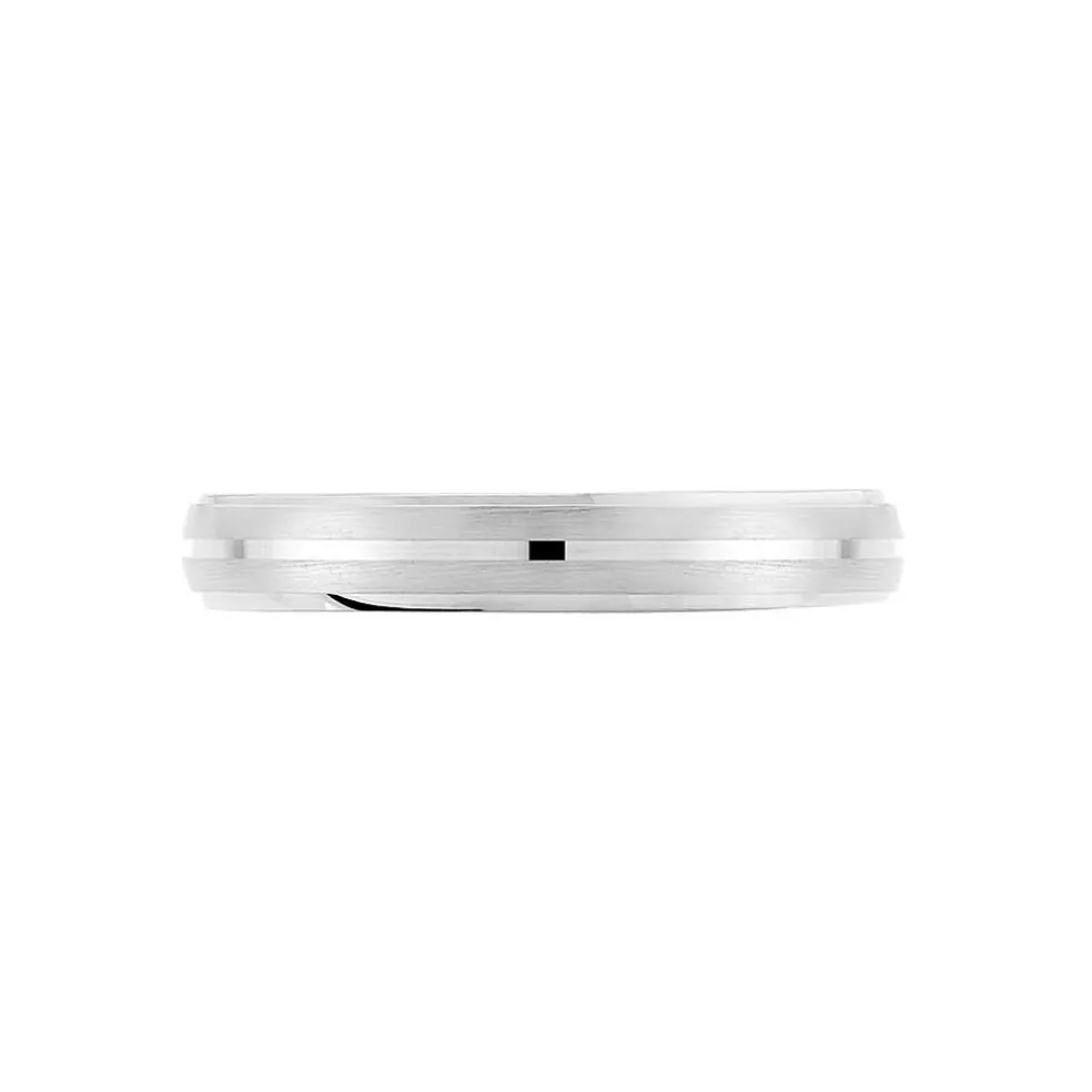 Alliance Circios Demi Jonc Classique Or Blanc