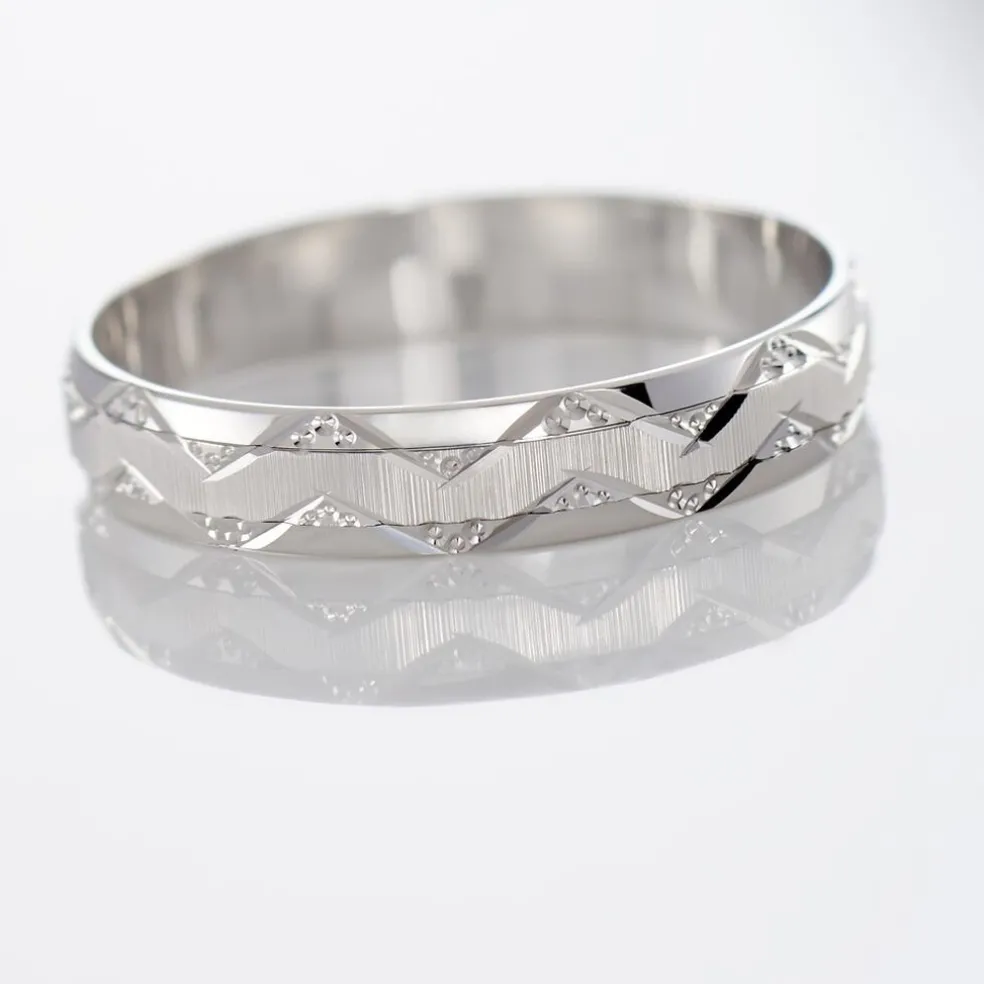 Alliance Clotilde Ruban Plat Or Blanc