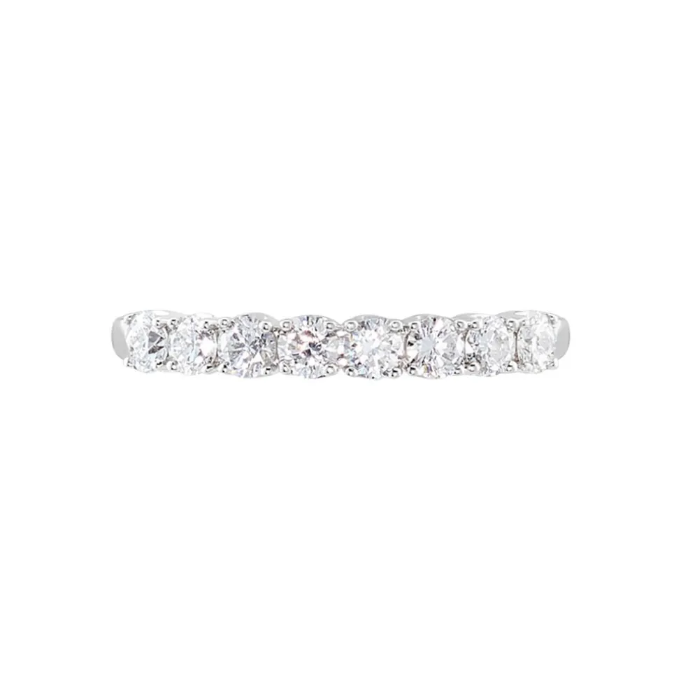 Alliance Eloisa Or Blanc Diamant Synthetique