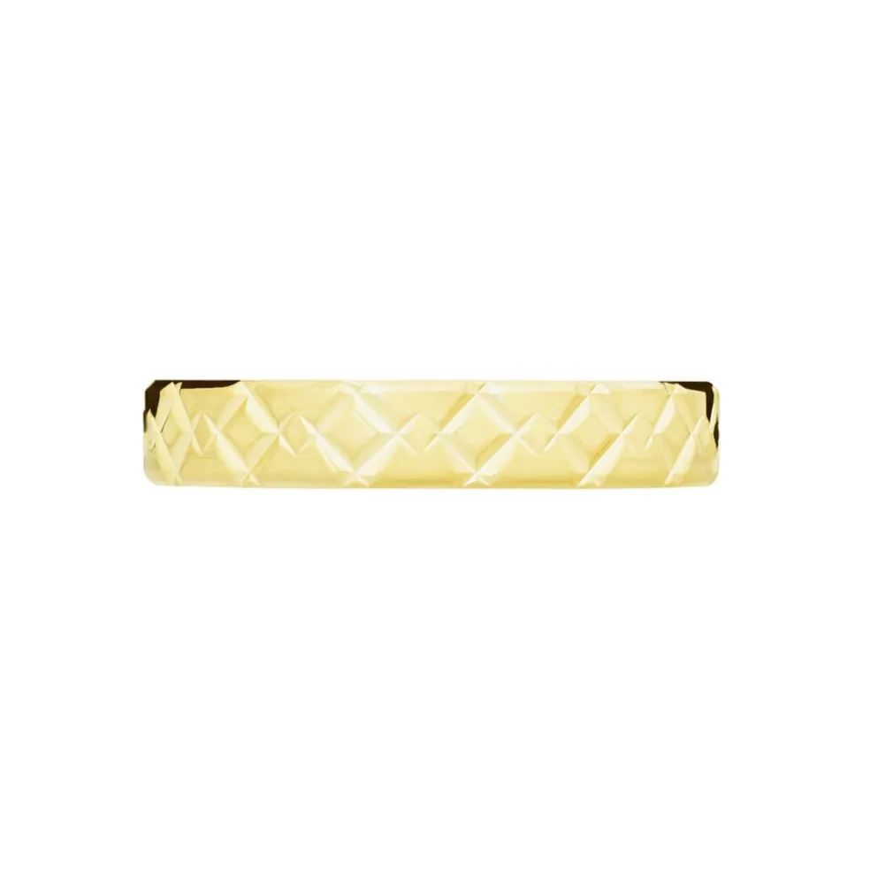 Alliance Fantaisie Ruban Plat Or Jaune