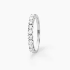 Alliance Hera Or Blanc Diamant