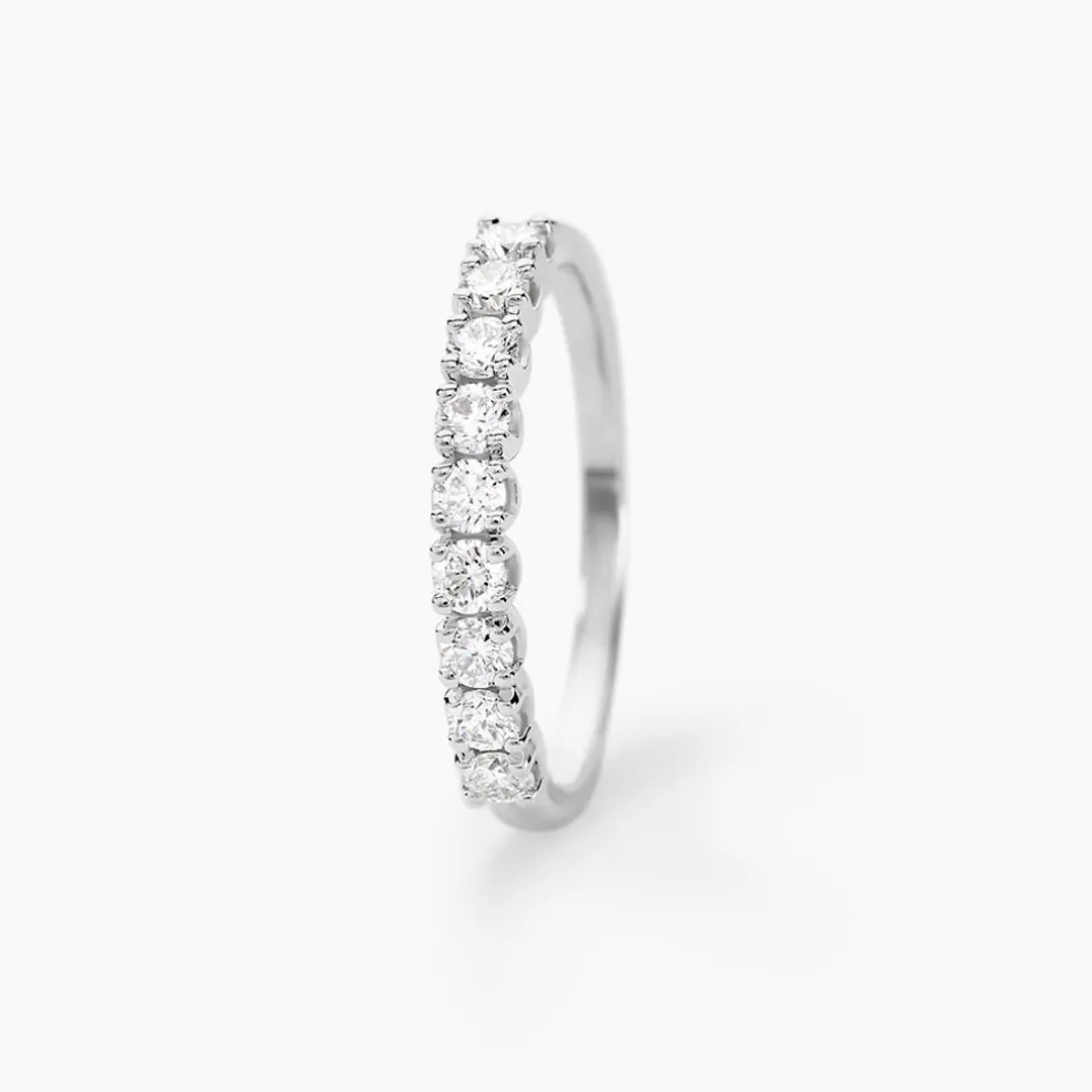 Alliance Hera Or Blanc Diamant
