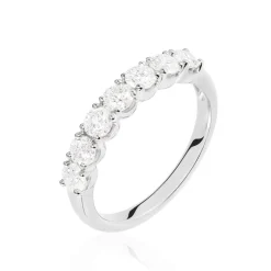 Alliance Hera Or Blanc Diamant