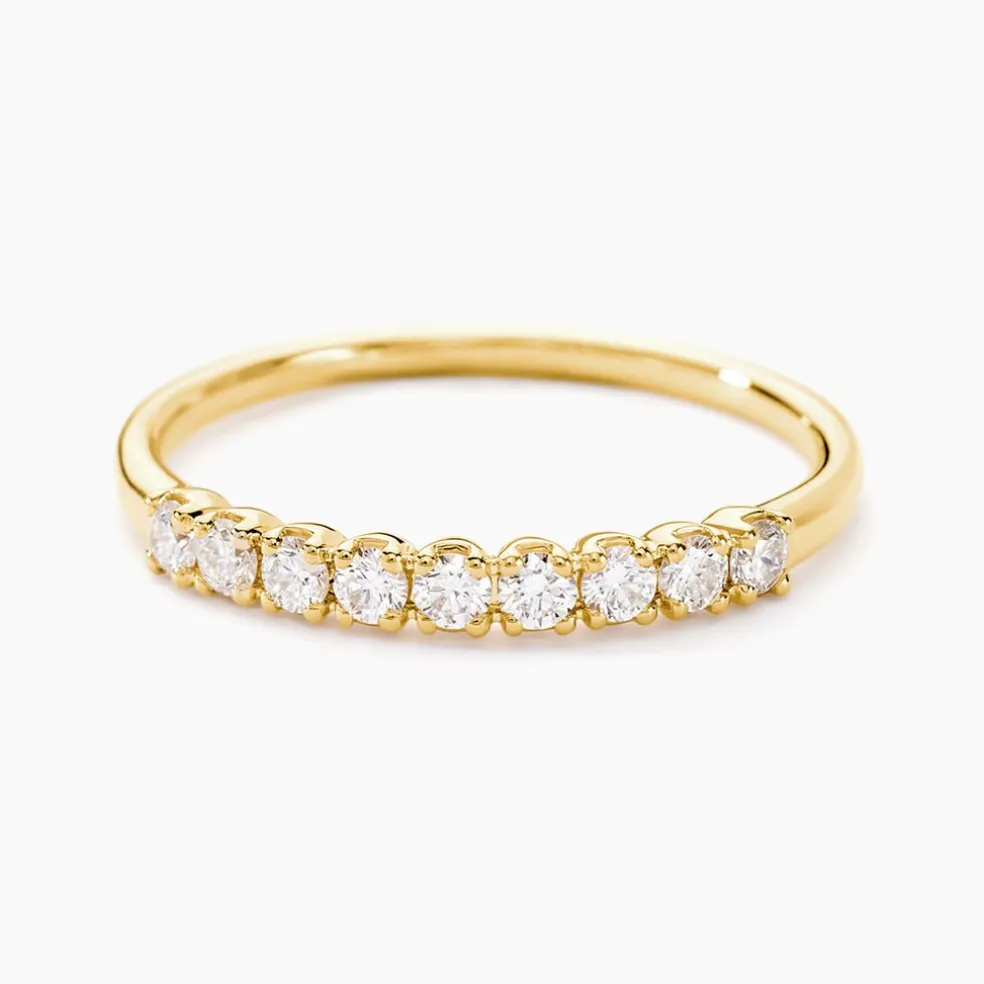 Alliance Hera Or Jaune Diamant
