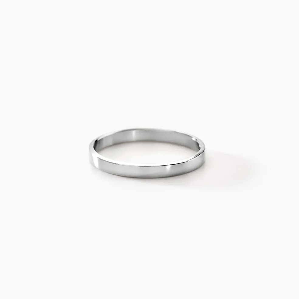 Alliance Julie Ruban Classique Or Blanc