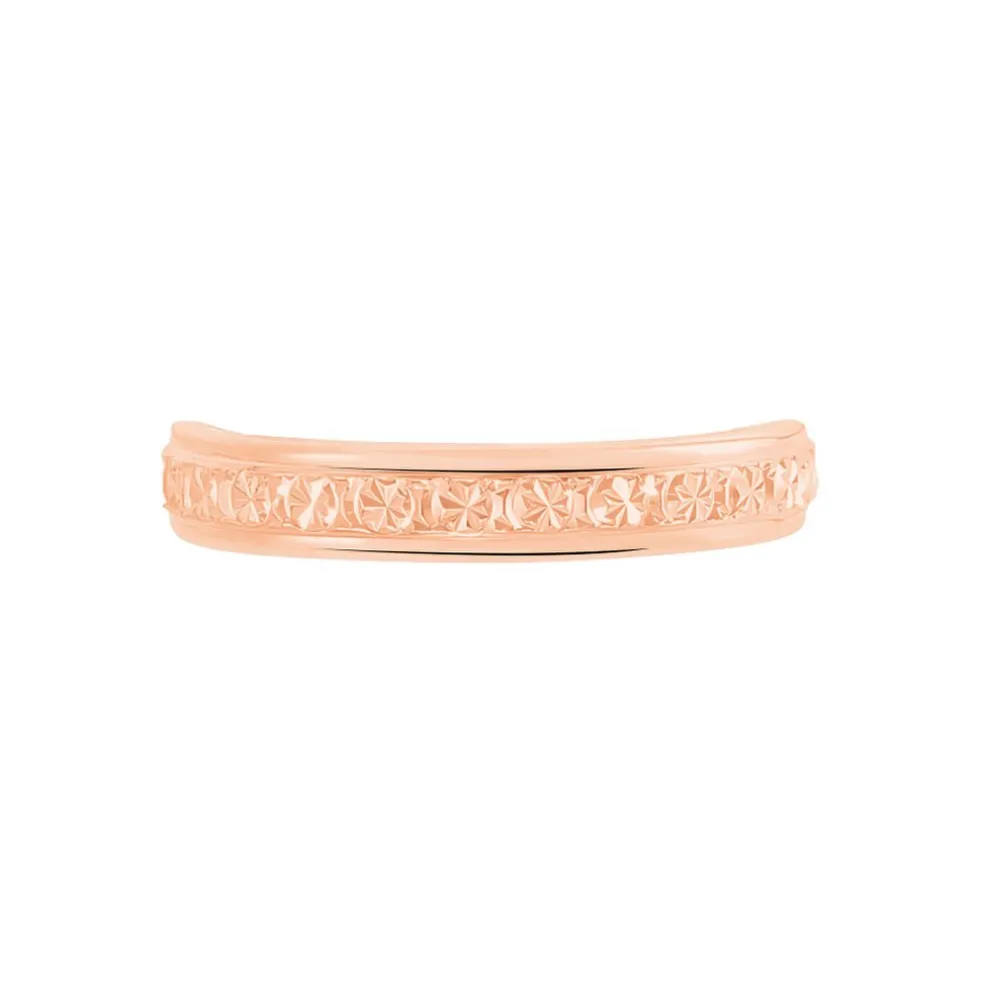 Alliance Laura Ruban Plat Or Rose