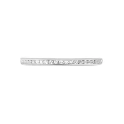 Alliance Laurie Tour Complet Or Blanc Diamant