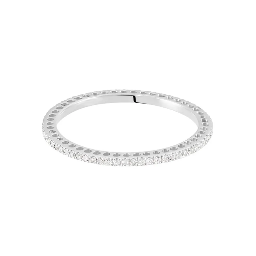 Alliance Lu Or Blanc Diamant