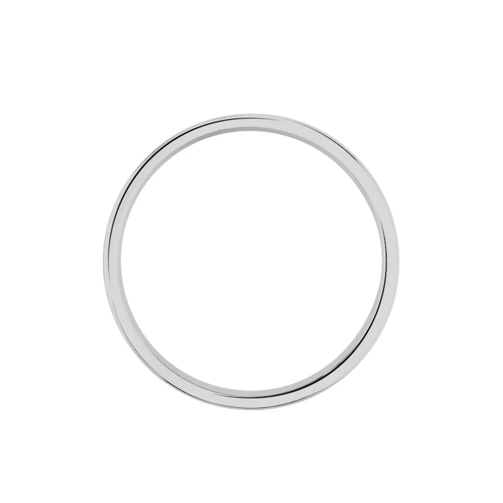 Alliance Naudin Ruban Plat Or Blanc