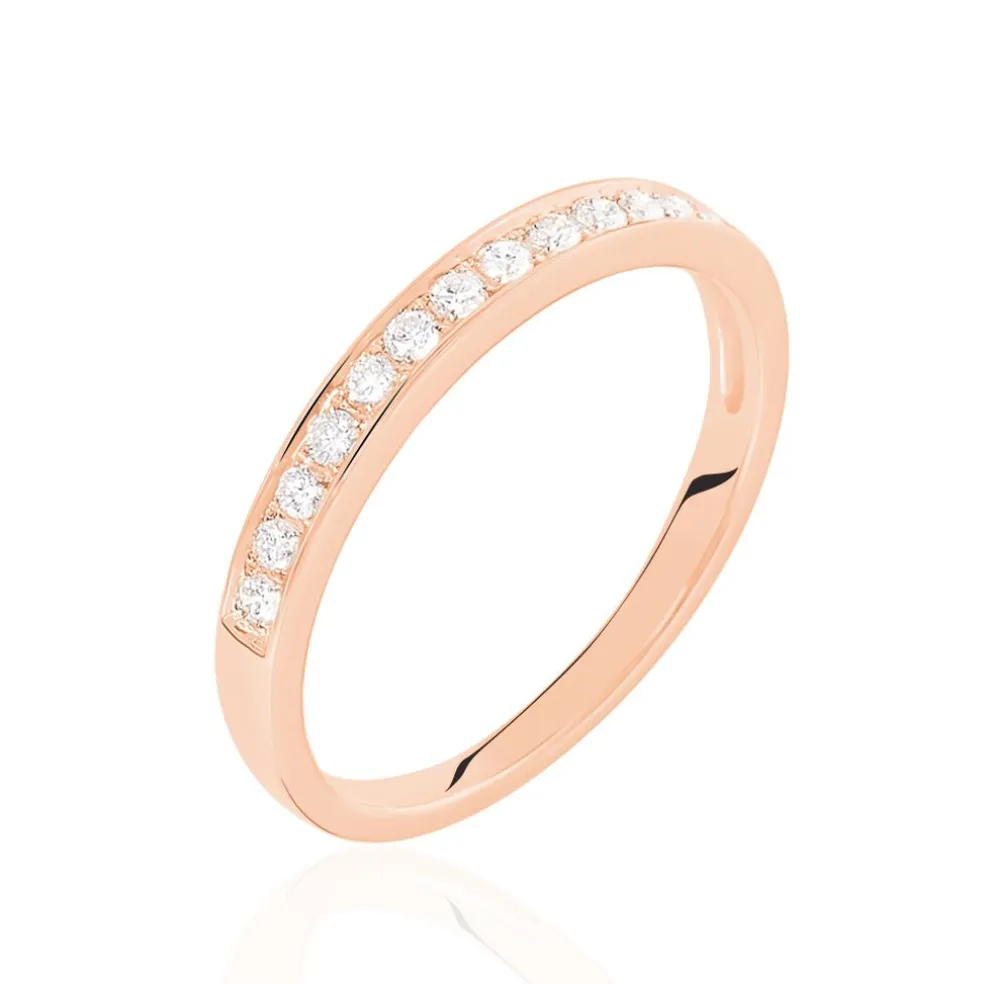Alliance Rhea Or Rose Diamant