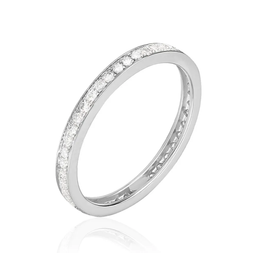 Alliance Rhea Tour Complet Or Blanc Diamant
