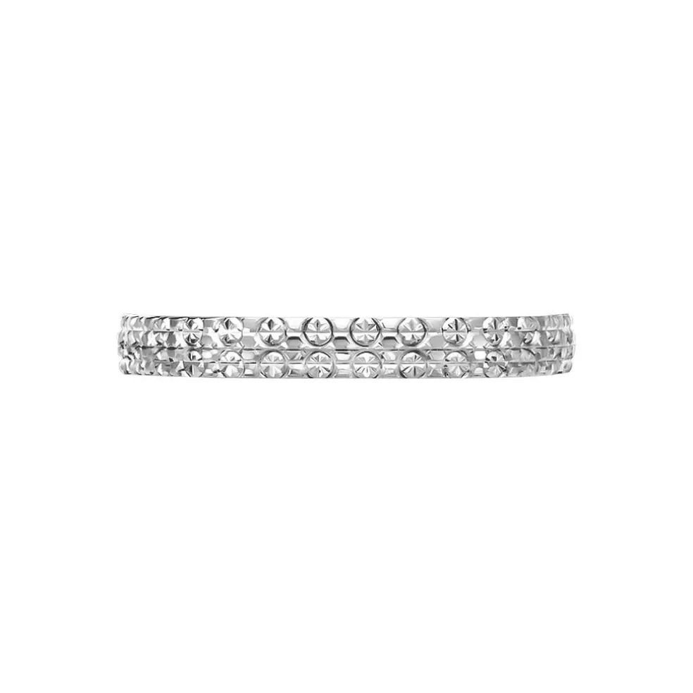 Alliance Roxie Demi Jonc Classique Or Blanc