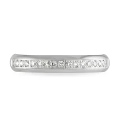 Alliance Vannie Or Blanc Diamant