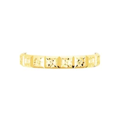 Alliance Venessa Ruban Plat Or Jaune