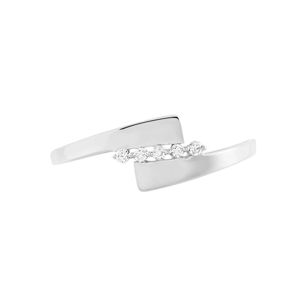 Bague Abbie Or Blanc Diamant