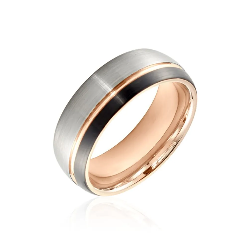 Bague Acier Gris Thibault