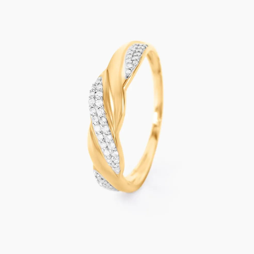 Bague Admète Or Jaune Diamant