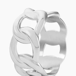 Bague Aissata Acier Blanc