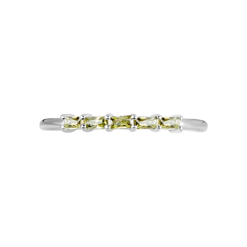 Bague Alexander Argent Blanc Oxyde De Zirconium