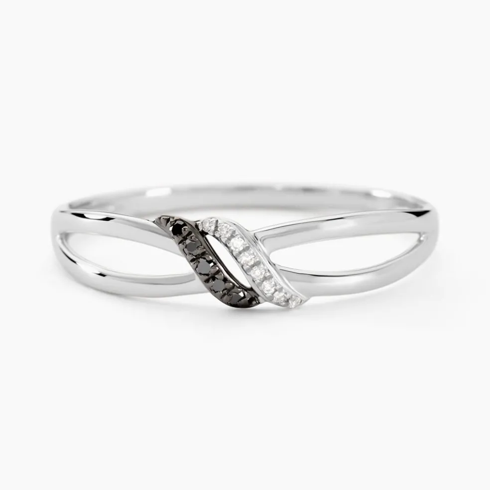 Bague Aline Or Blanc Diamant