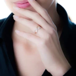 Bague Anais Or Rose Diamant