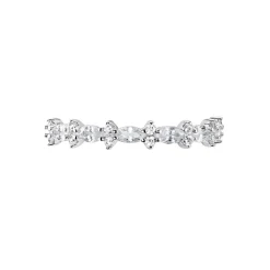 Bague Argent Blanc Coby Oxydes De Zirconium
