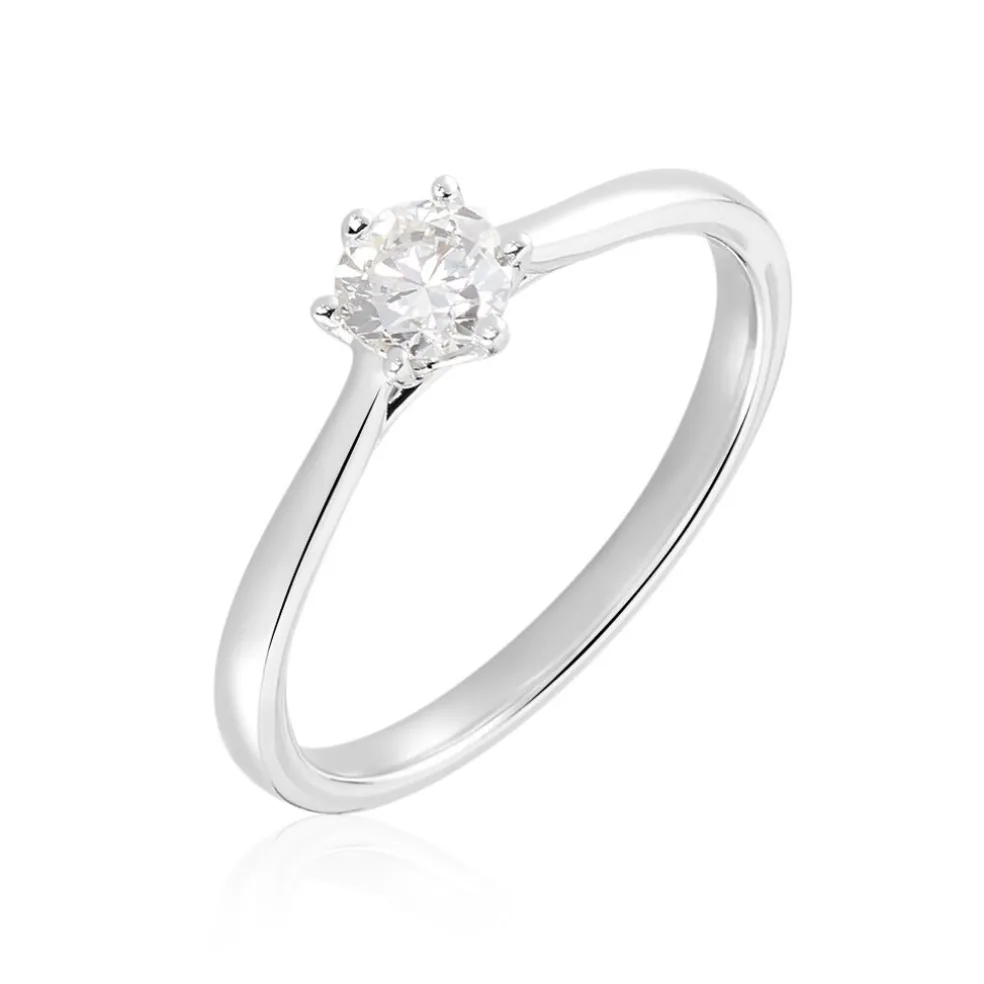 Bague Athena Platine Blanc Diamant