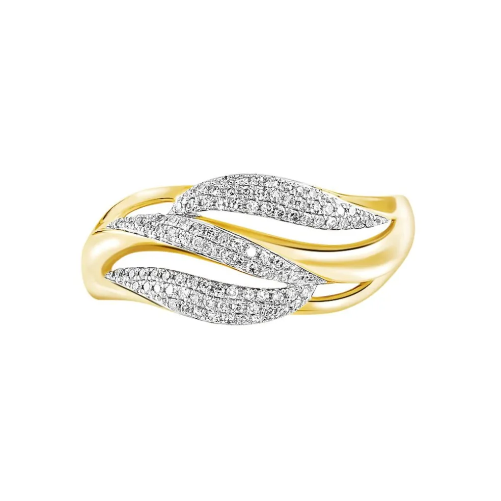 Bague Atlantide Or Jaune Diamant