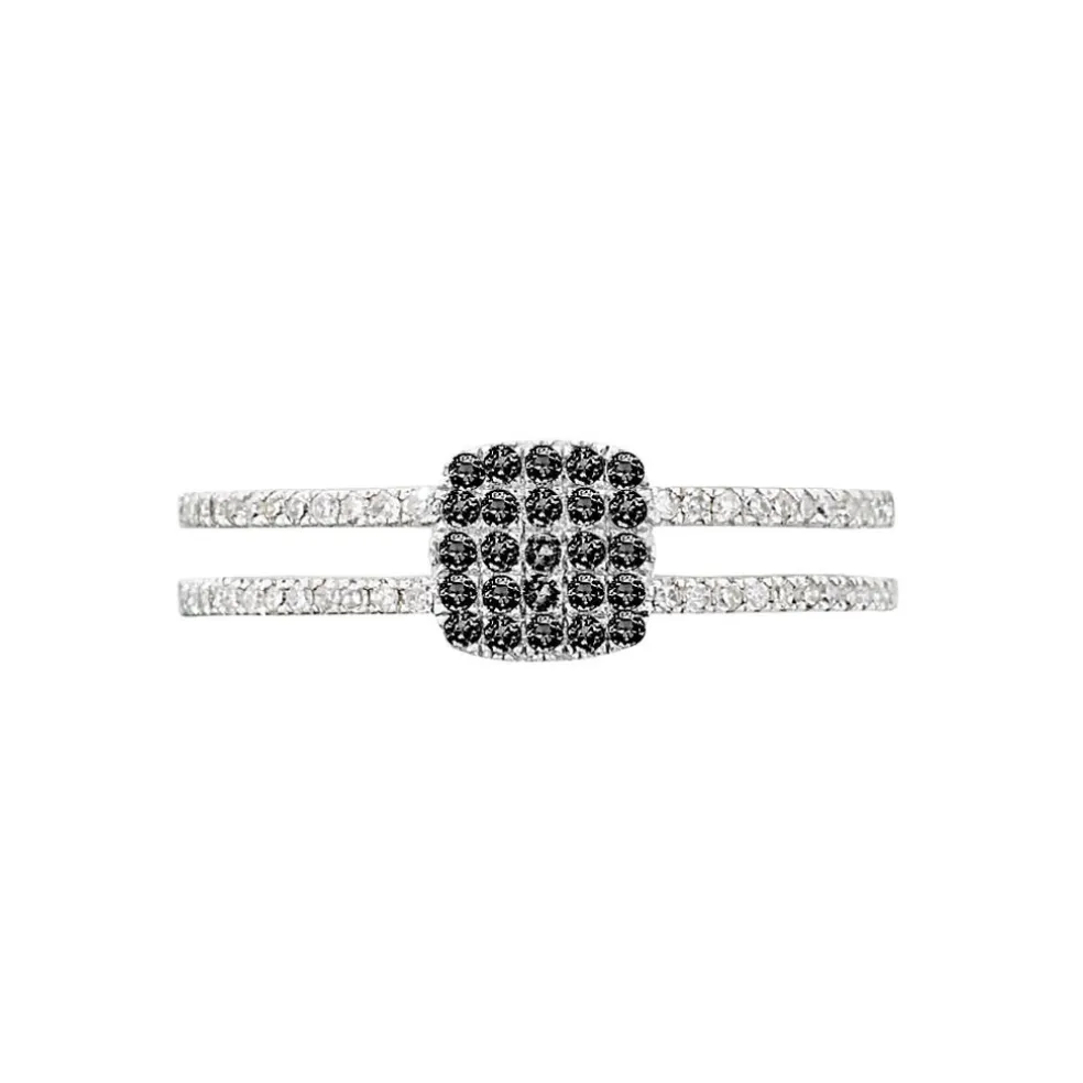 Bague Aude Or Blanc Diamant