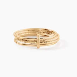 Bague Bohemian Plaqué Or Jaune