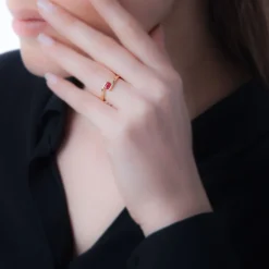Bague Camilia Or Jaune Amethyste