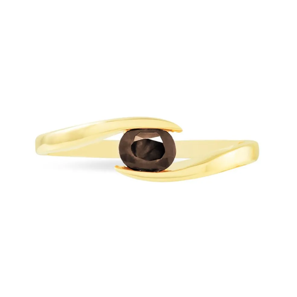 Bague Camilia Or Jaune Quartz