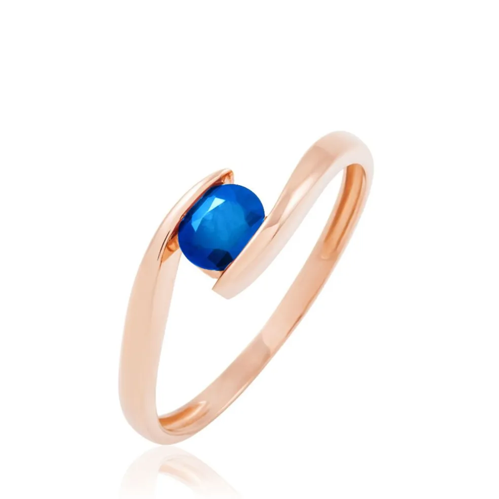 Bague Camilia Or Rose Topaze