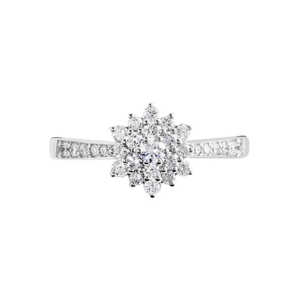 Bague Chouchou Platine Blanc Diamant