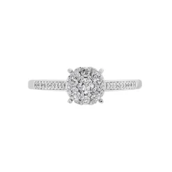 Bague Cilka Or Blanc Diamant
