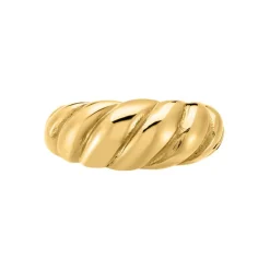 Bague Clive Acier Doré