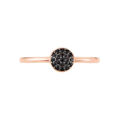 Bague Colline Argent Rose Oxyde De Zirconium