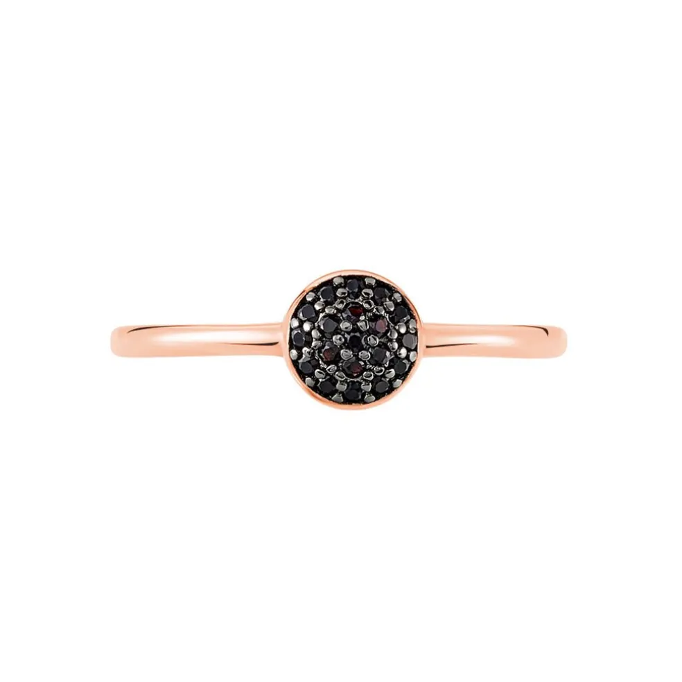 Bague Colline Argent Rose Oxyde De Zirconium