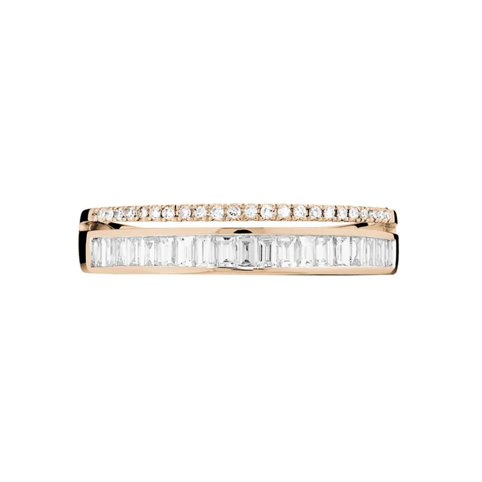 Bague Constance Or Rose Diamant