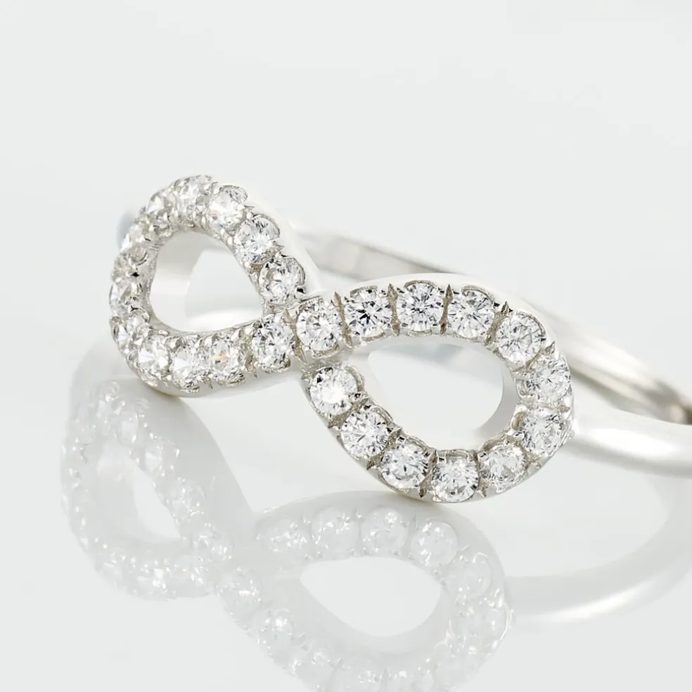 Bague Davila Argent Blanc Oxyde De Zirconium