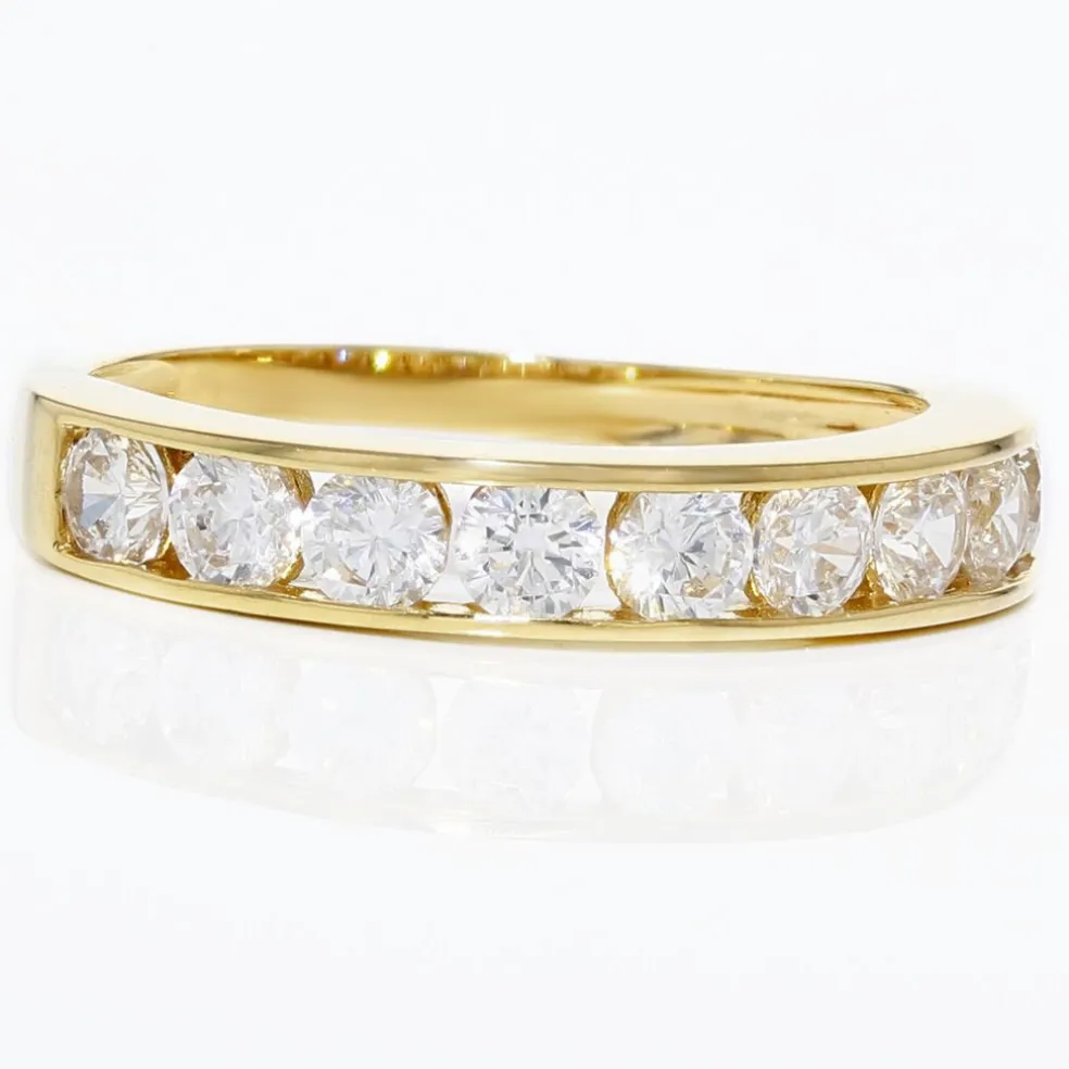 Bague Davila Or Jaune Oxyde De Zirconium