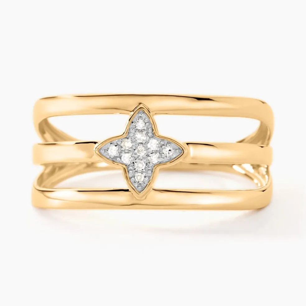 Bague Delicatesse Or Jaune Diamant
