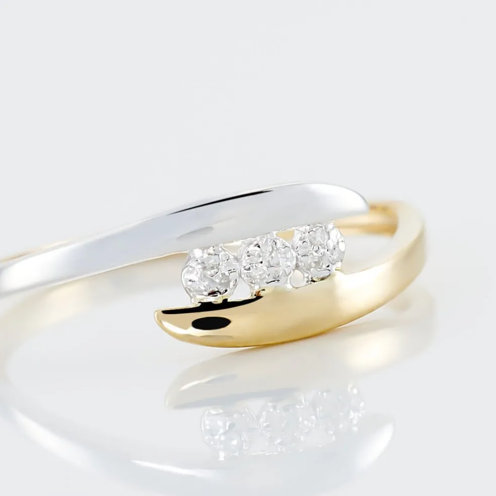 Bague Delphine Or Bicolore Diamant