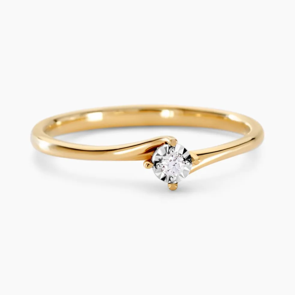 Bague Diamotion Or Jaune Diamant