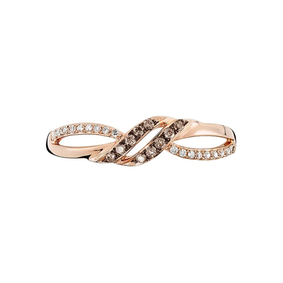 Bague Edem Or Rose Diamant