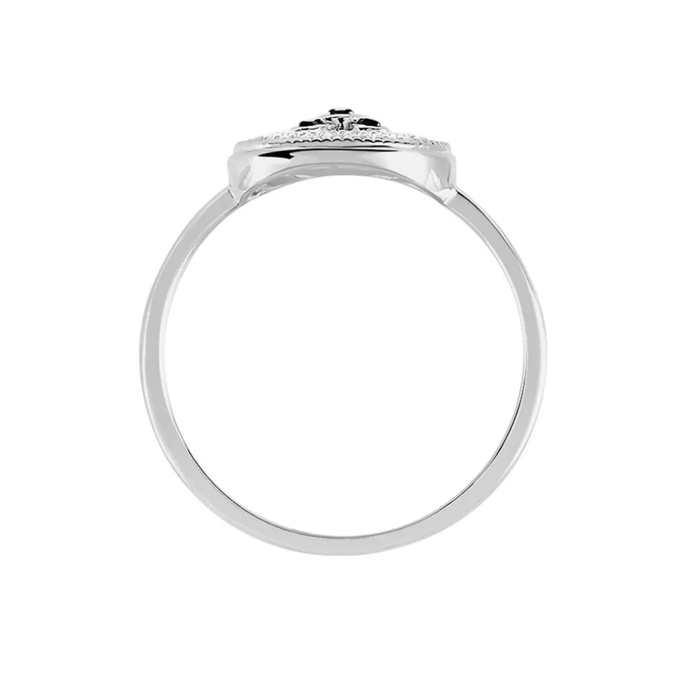 Bague Elfidiane Or Blanc Diamant
