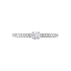 Bague Eliisa Or Blanc Diamant